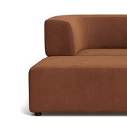 Stretch 3 Seater Chaise Sofa - Corduroy Cocoa gallery detail image