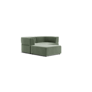 Stretch 3 Seater Chaise Sofa - Opal Ocean gallery detail image