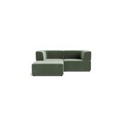 Stretch 3 Seater Chaise Sofa - Opal Ocean gallery detail image
