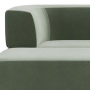 Stretch 3 Seater Chaise Sofa - Opal Ocean gallery detail image