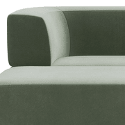 Stretch 3 Seater Chaise Sofa - Opal Ocean gallery detail image