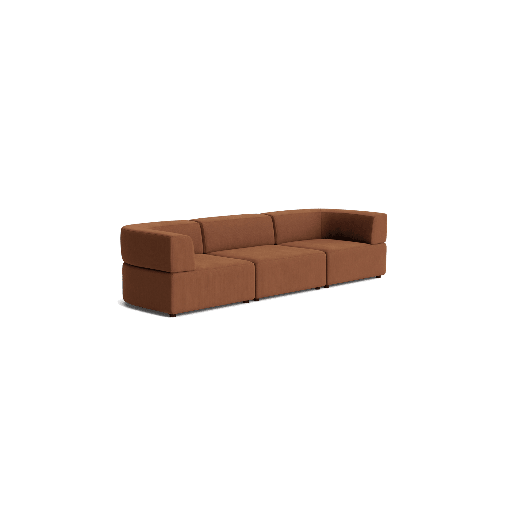 Stretch 4 Seater Sofa - Corduroy Cocoa gallery detail image