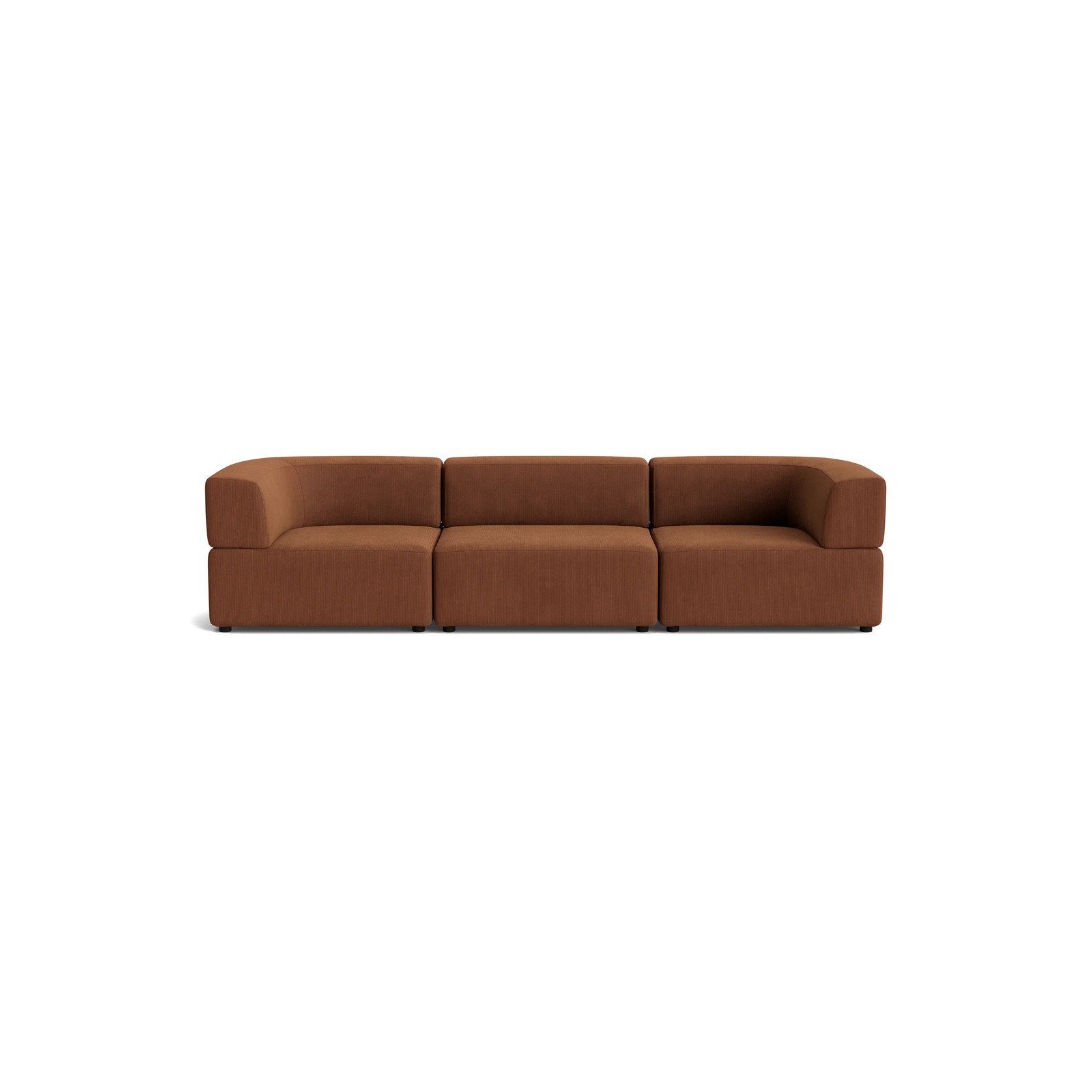 Stretch 4 Seater Sofa - Corduroy Cocoa gallery detail image