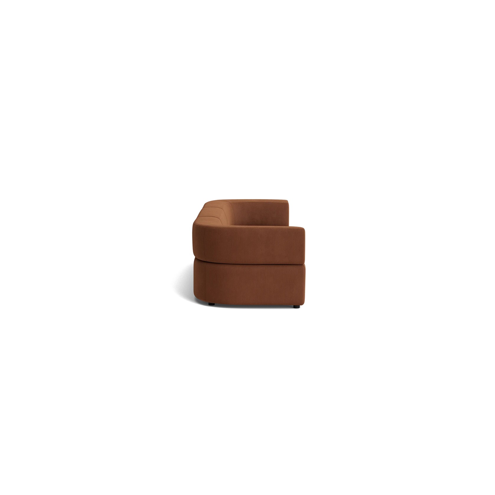 Stretch 4 Seater Sofa - Corduroy Cocoa gallery detail image