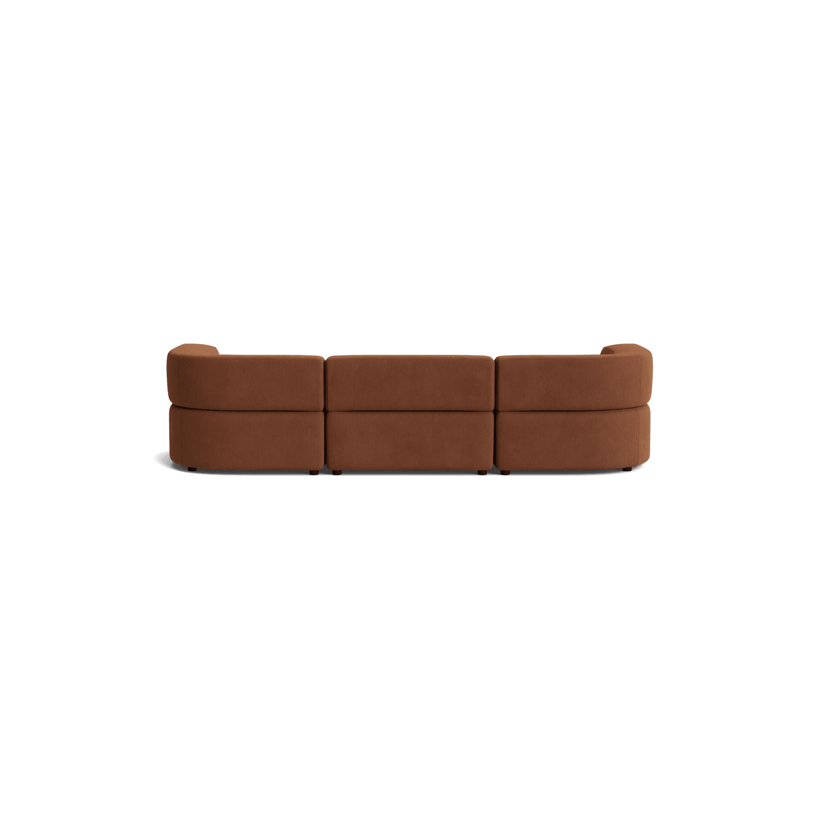 Stretch 4 Seater Sofa - Corduroy Cocoa gallery detail image