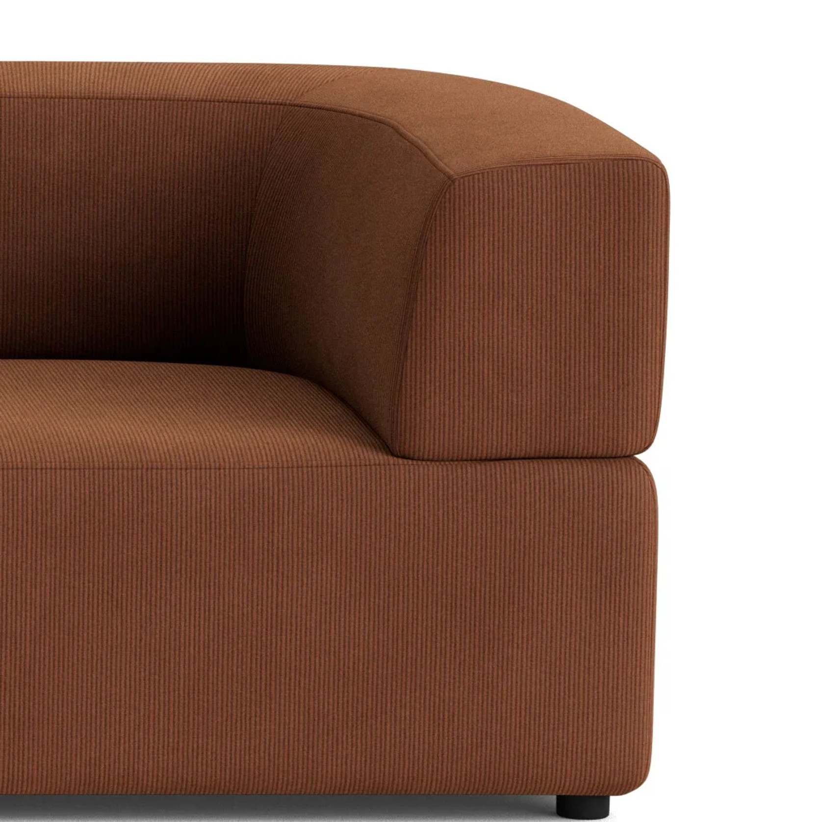 Stretch 4 Seater Sofa - Corduroy Cocoa gallery detail image