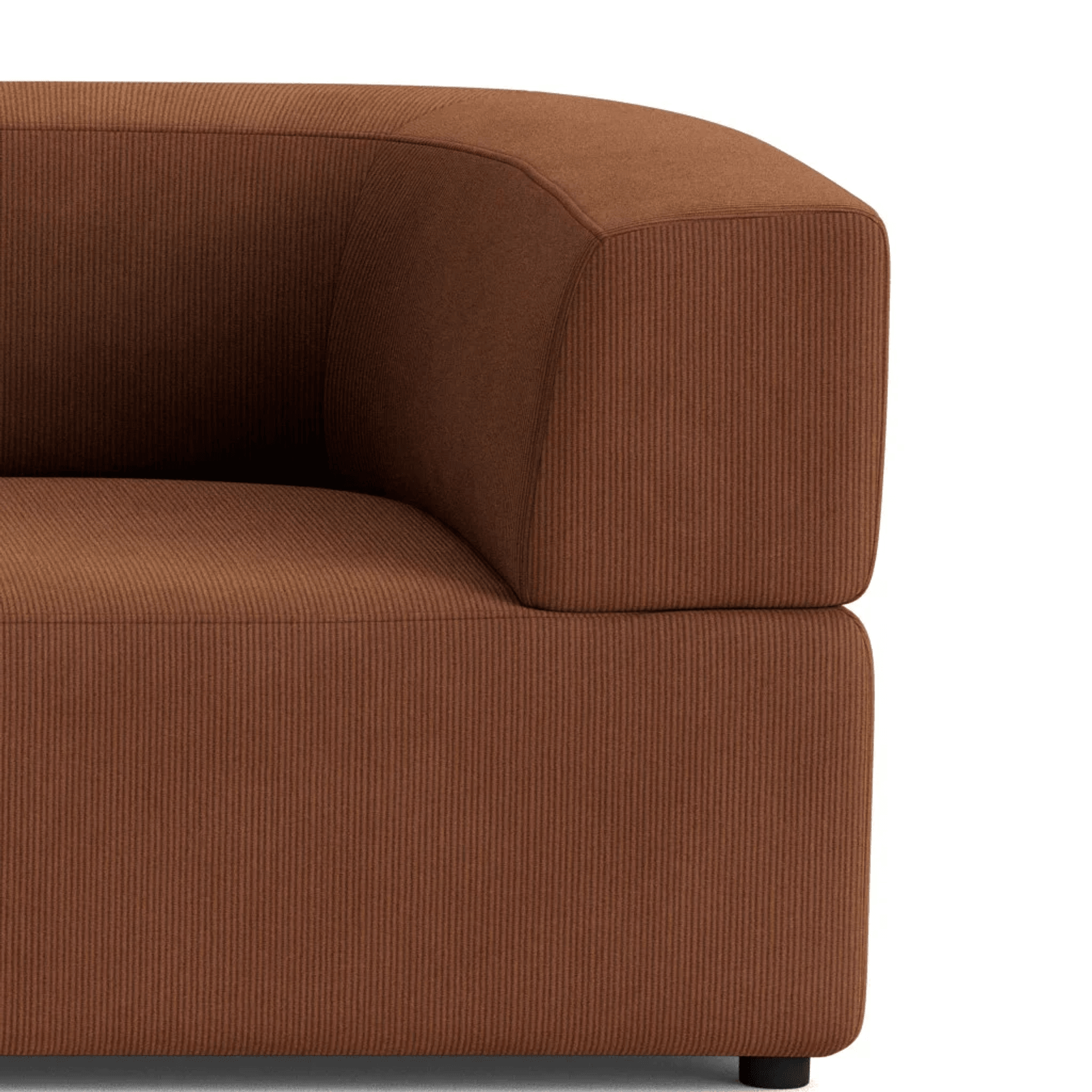 Stretch 4 Seater Sofa - Corduroy Cocoa gallery detail image