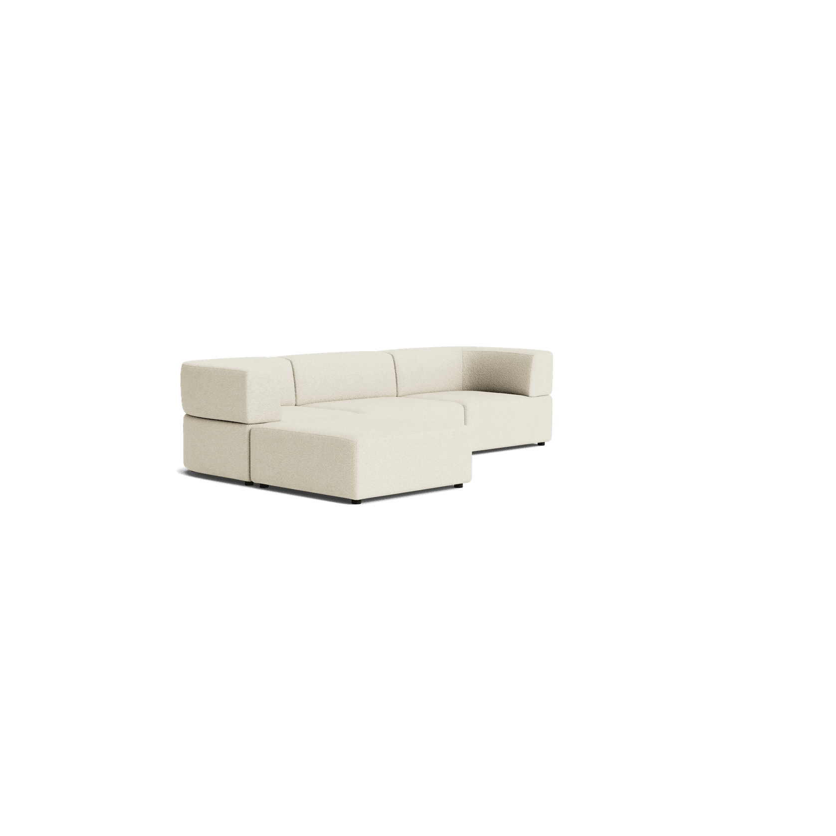 Stretch 4 Seater Chaise Sofa - Copenhagen Grey gallery detail image