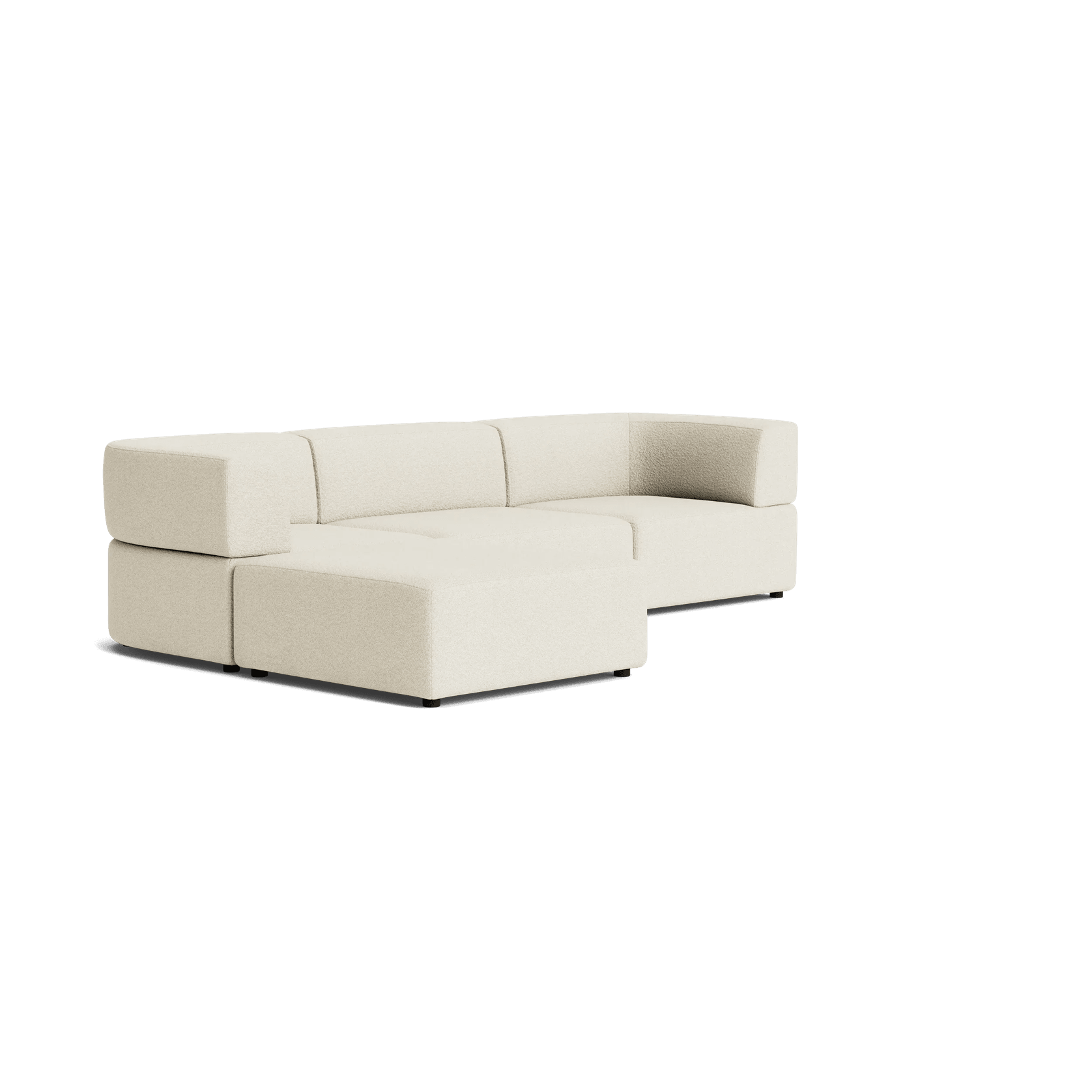 Stretch 4 Seater Chaise Sofa - Copenhagen Grey gallery detail image