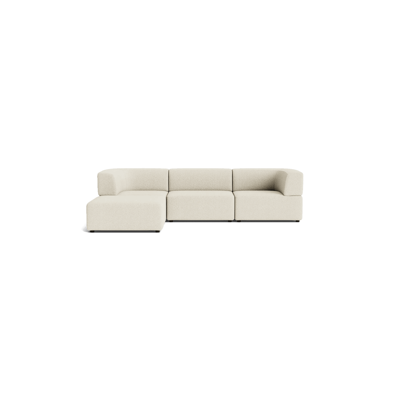 Stretch 4 Seater Chaise Sofa - Copenhagen Grey gallery detail image