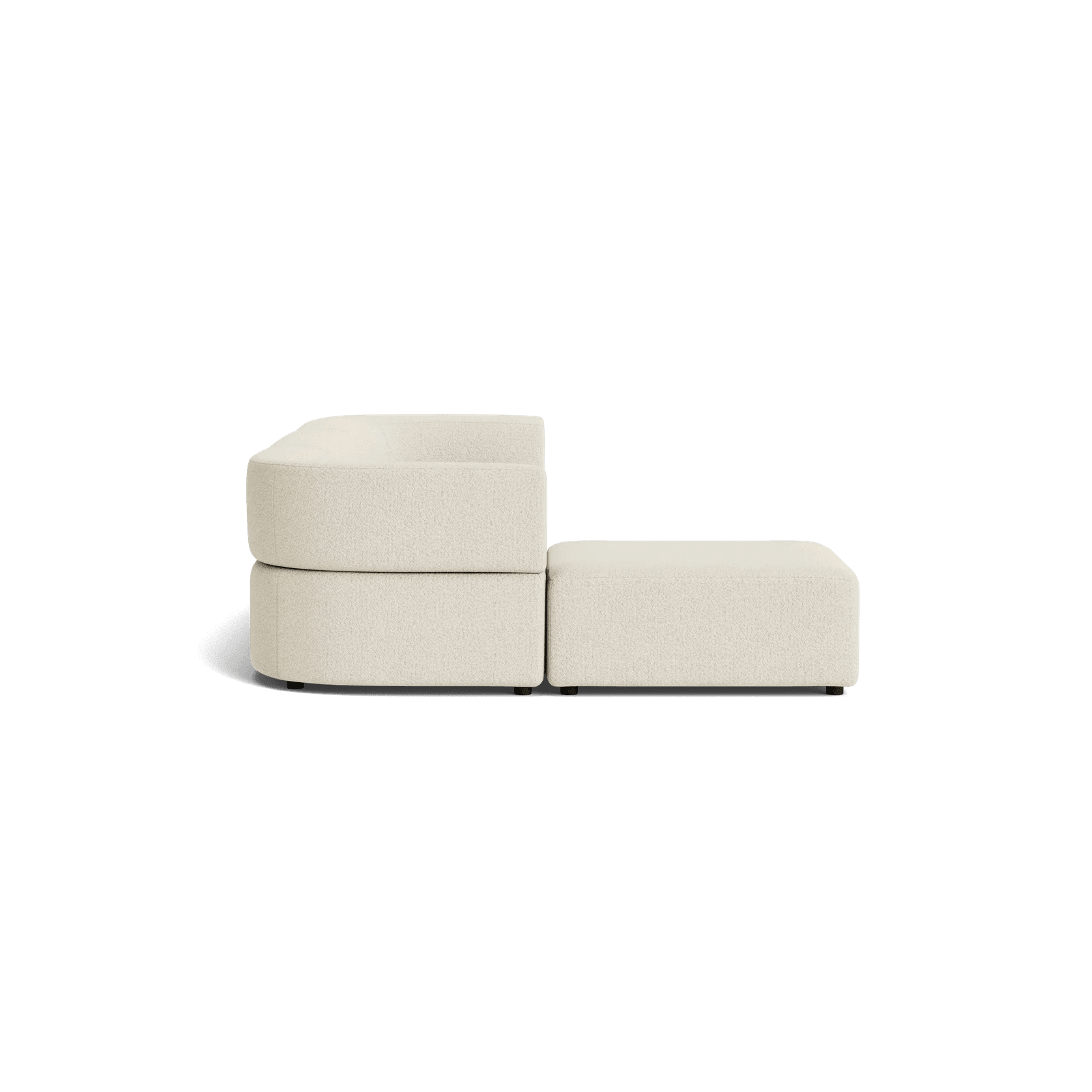 Stretch 4 Seater Chaise Sofa - Copenhagen Grey gallery detail image