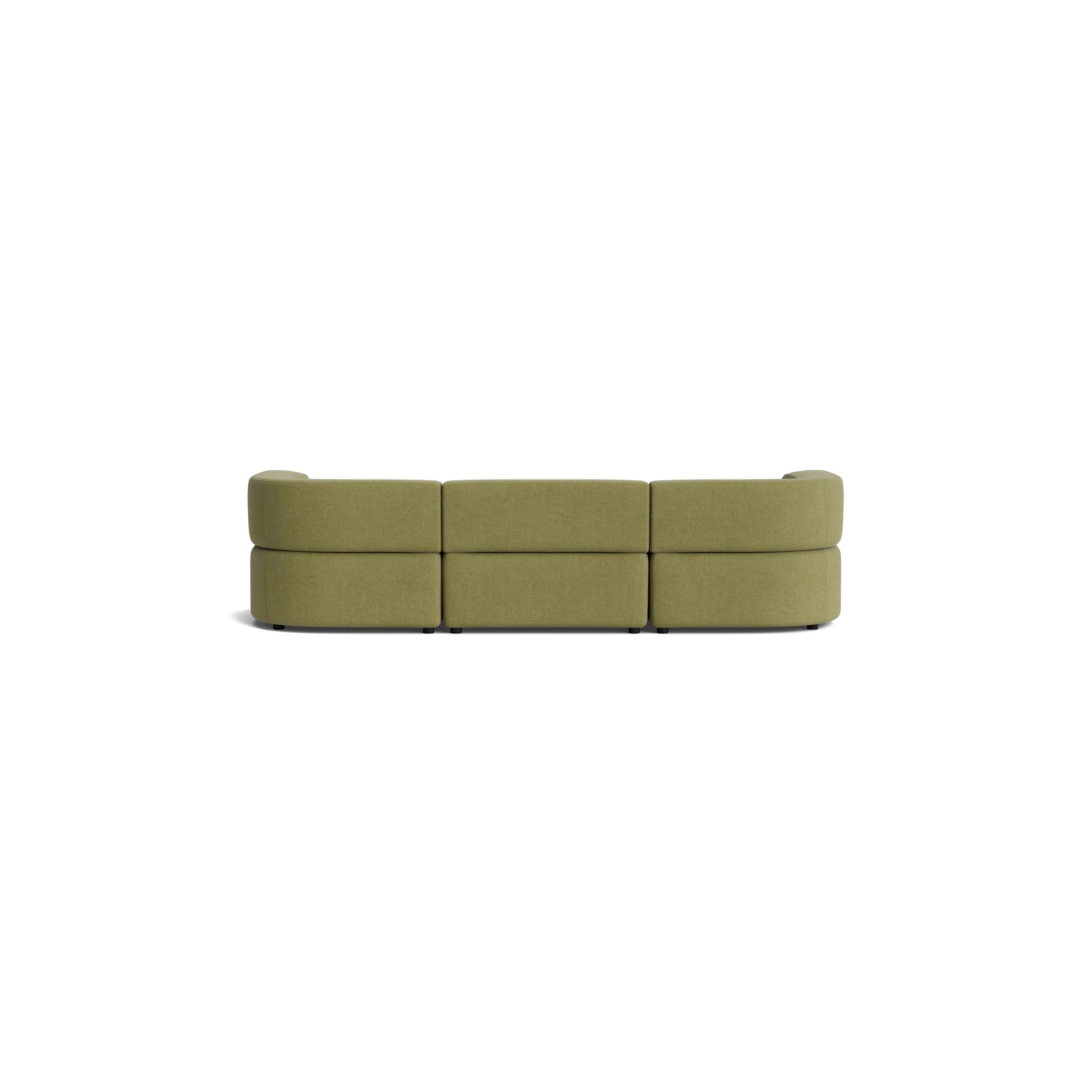 Stretch 4 Seater Chaise Sofa - Fossil Eucalyptus gallery detail image