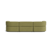 Stretch 4 Seater Chaise Sofa - Fossil Eucalyptus gallery detail image