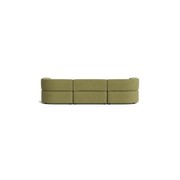 Stretch 4 Seater Chaise Sofa - Fossil Eucalyptus gallery detail image