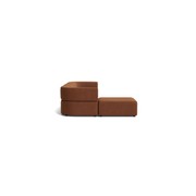 Stretch 4 Seater Chaise Sofa - Corduroy Cocoa gallery detail image