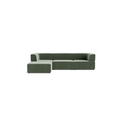 Stretch 4 Seater Chaise Sofa - Opal Ocean gallery detail image