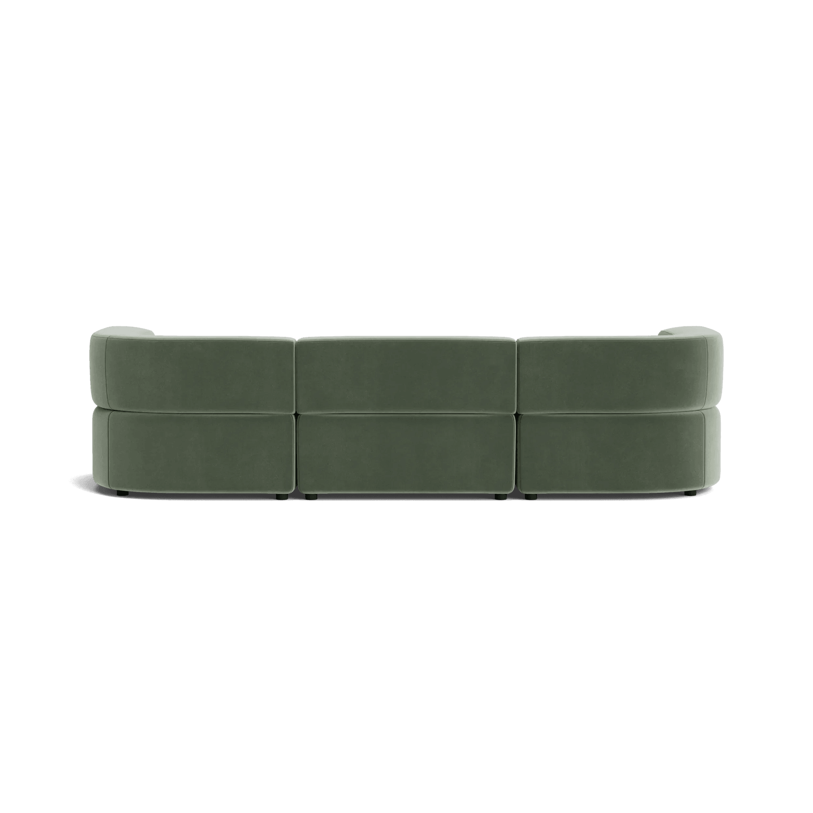 Stretch 4 Seater Chaise Sofa - Opal Ocean gallery detail image