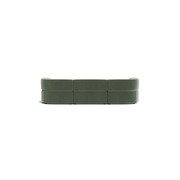 Stretch 4 Seater Chaise Sofa - Opal Ocean gallery detail image