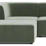 Stretch 4 Seater Chaise Sofa - Opal Ocean gallery detail image