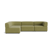 Stretch 4 Seater Open Chaise Sofa - Fossil Eucalyptus gallery detail image