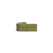 Stretch 4 Seater Open Chaise Sofa - Fossil Eucalyptus gallery detail image