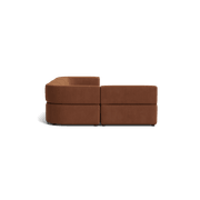 Stretch 4 Seater Open Chaise Sofa - Corduroy Cocoa gallery detail image