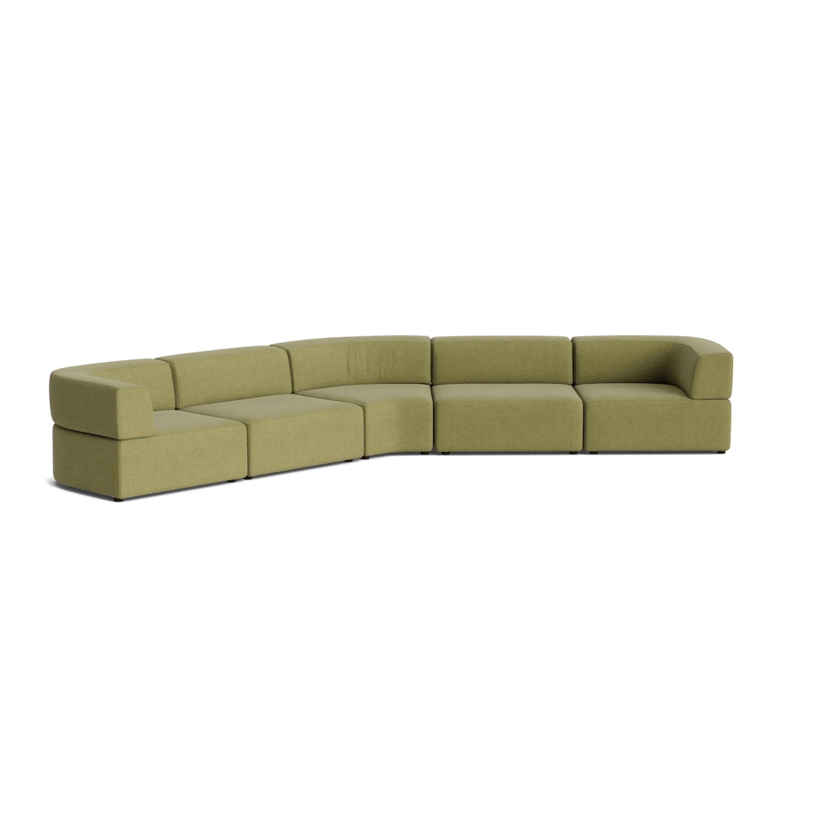 Stretch Large Closed Angle Sofa - Fossil Eucalyptus gallery detail image
