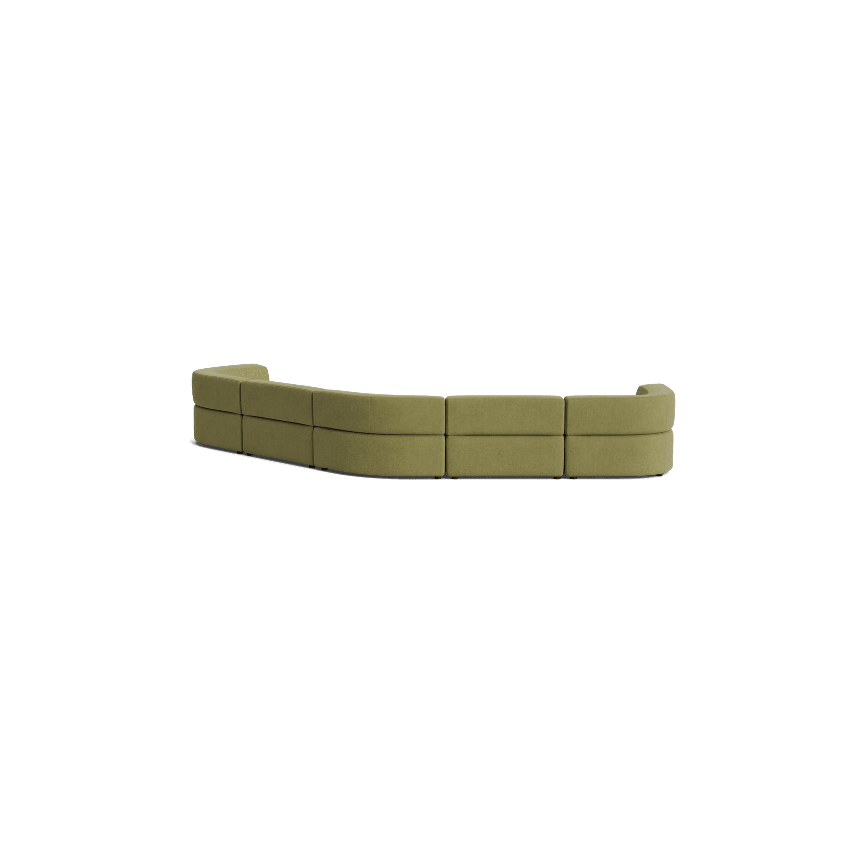 Stretch Large Closed Angle Sofa - Fossil Eucalyptus gallery detail image