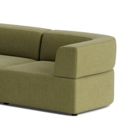 Stretch Large Closed Angle Sofa - Fossil Eucalyptus gallery detail image