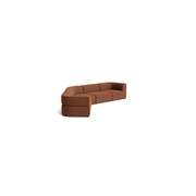 Stretch Large Closed Angle Sofa - Corduroy Cocoa gallery detail image