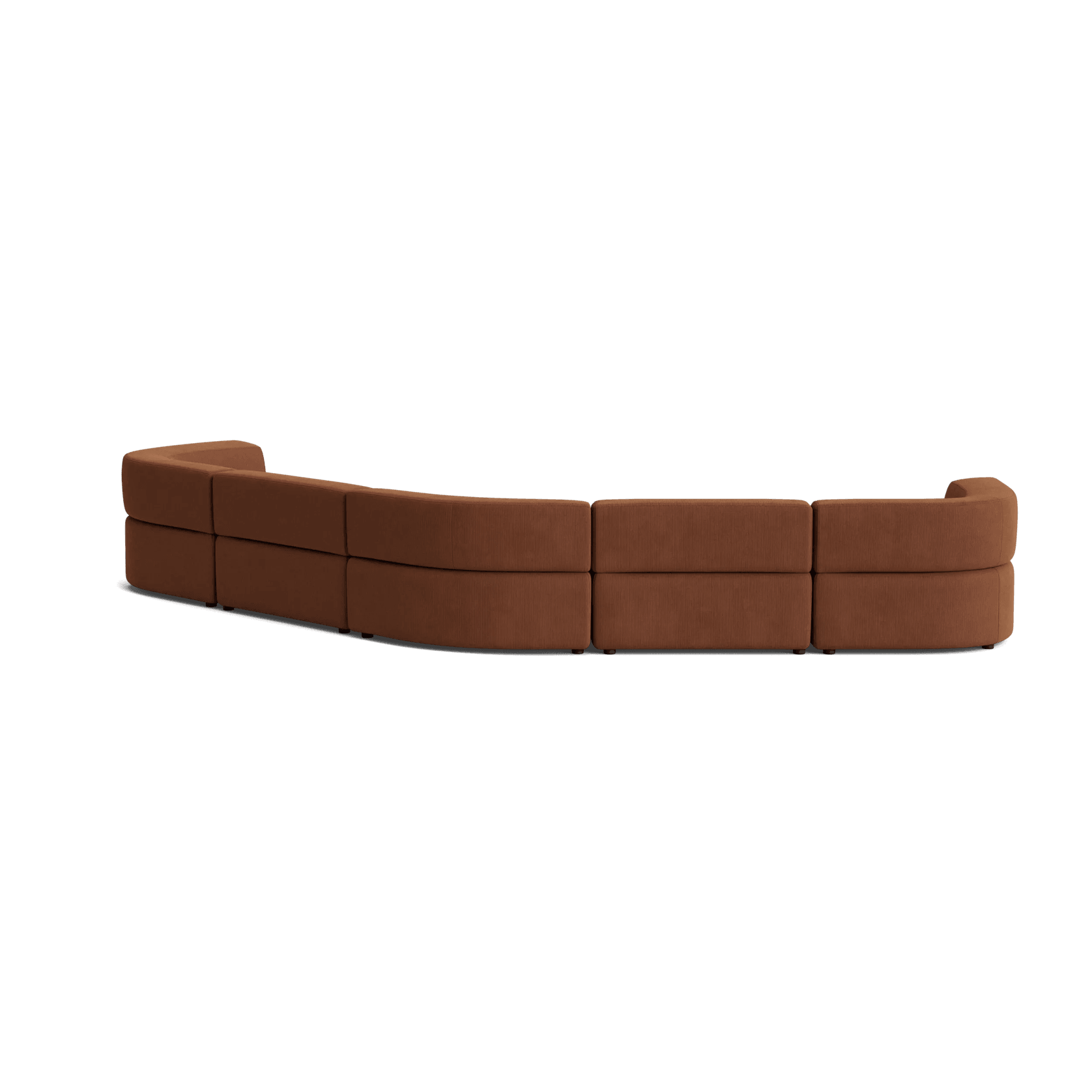 Stretch Large Closed Angle Sofa - Corduroy Cocoa gallery detail image