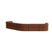 Stretch Large Closed Angle Sofa - Corduroy Cocoa gallery detail image