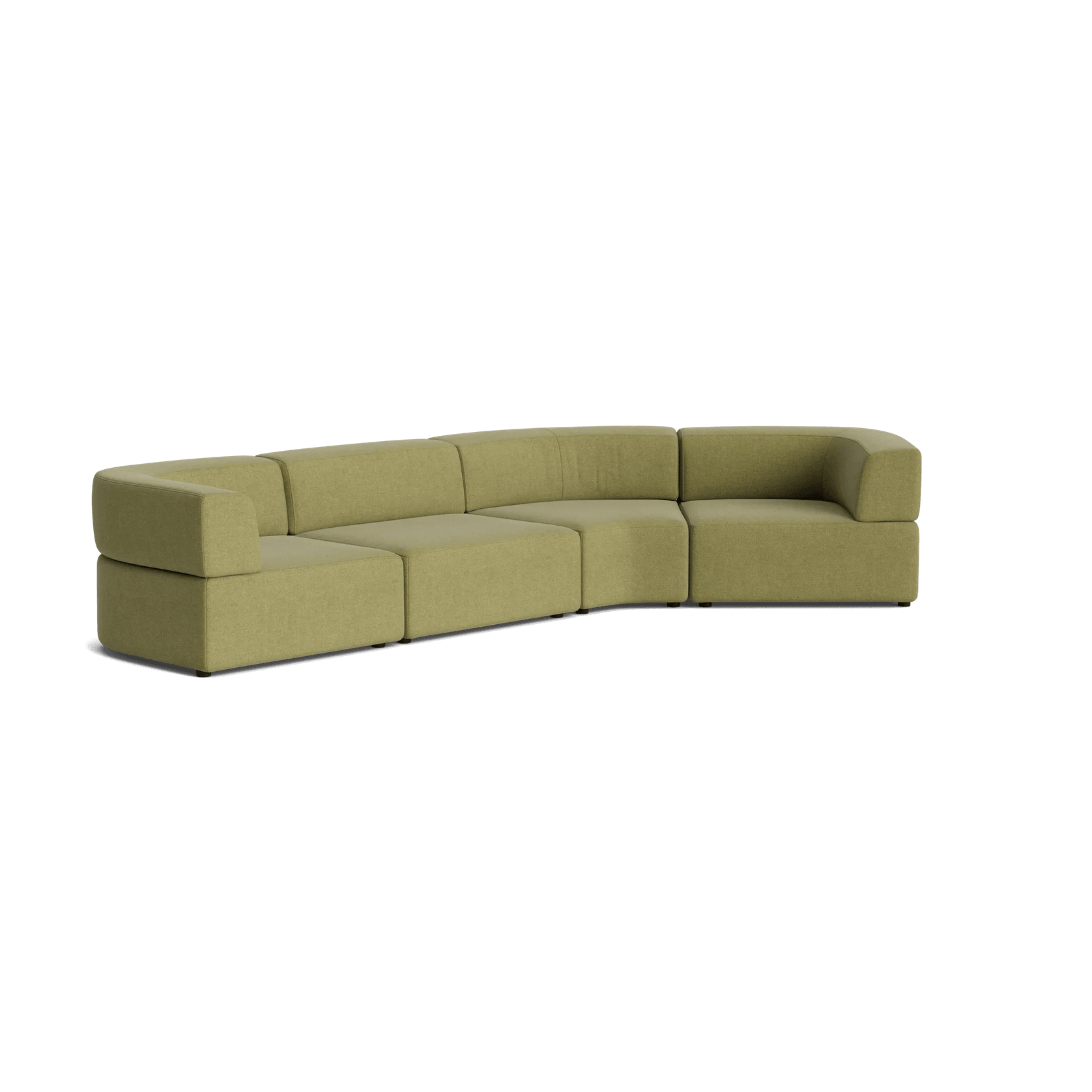 Stretch Closed Angle Sofa - Fossil Eucalyptus gallery detail image