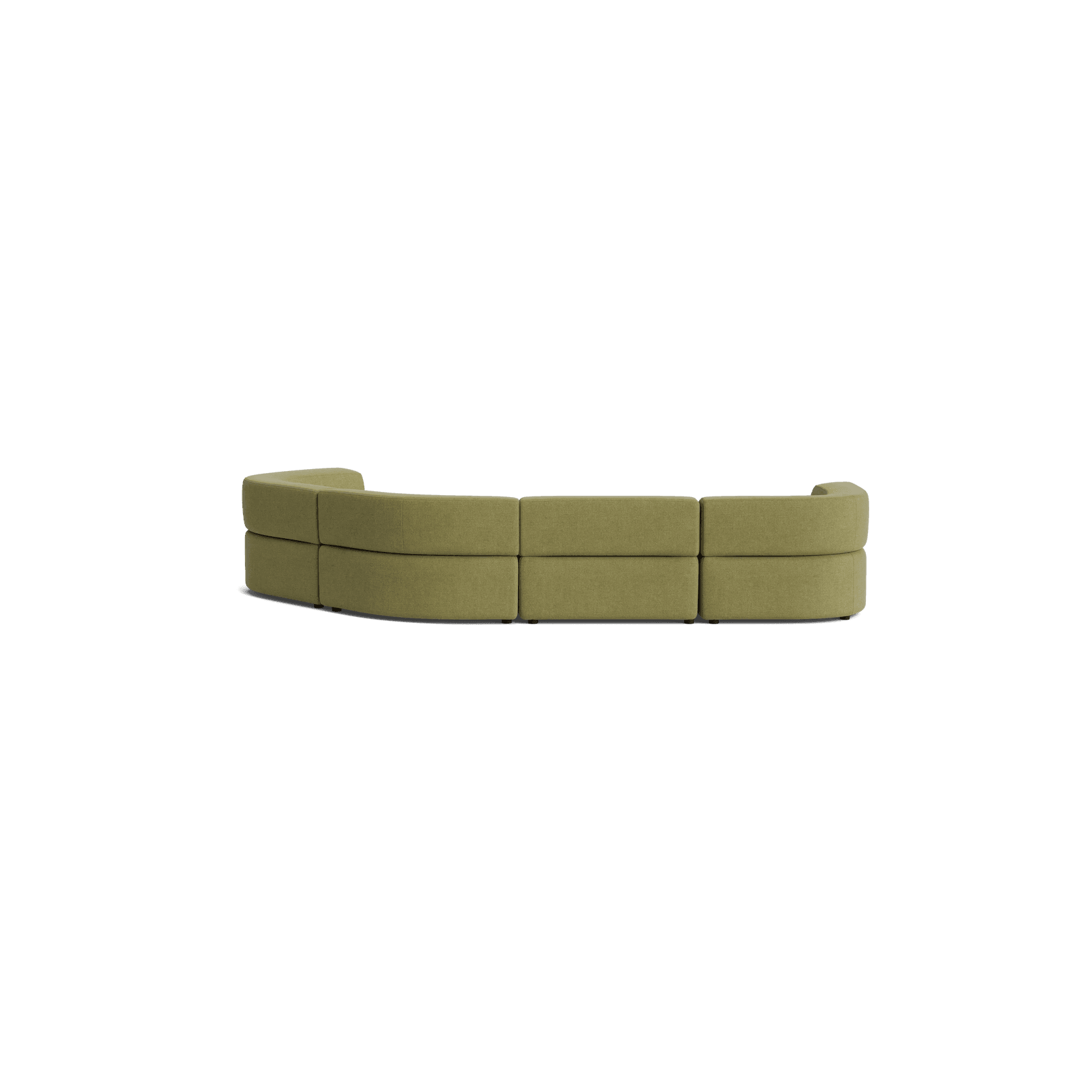 Stretch Closed Angle Sofa - Fossil Eucalyptus gallery detail image