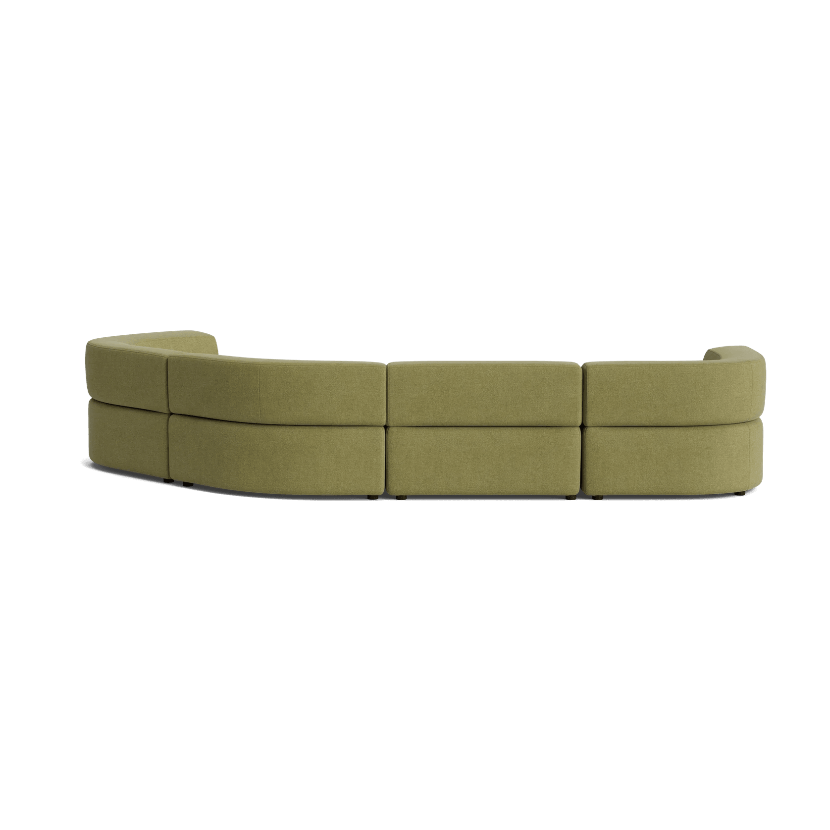 Stretch Closed Angle Sofa - Fossil Eucalyptus gallery detail image