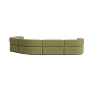 Stretch Closed Angle Sofa - Fossil Eucalyptus gallery detail image