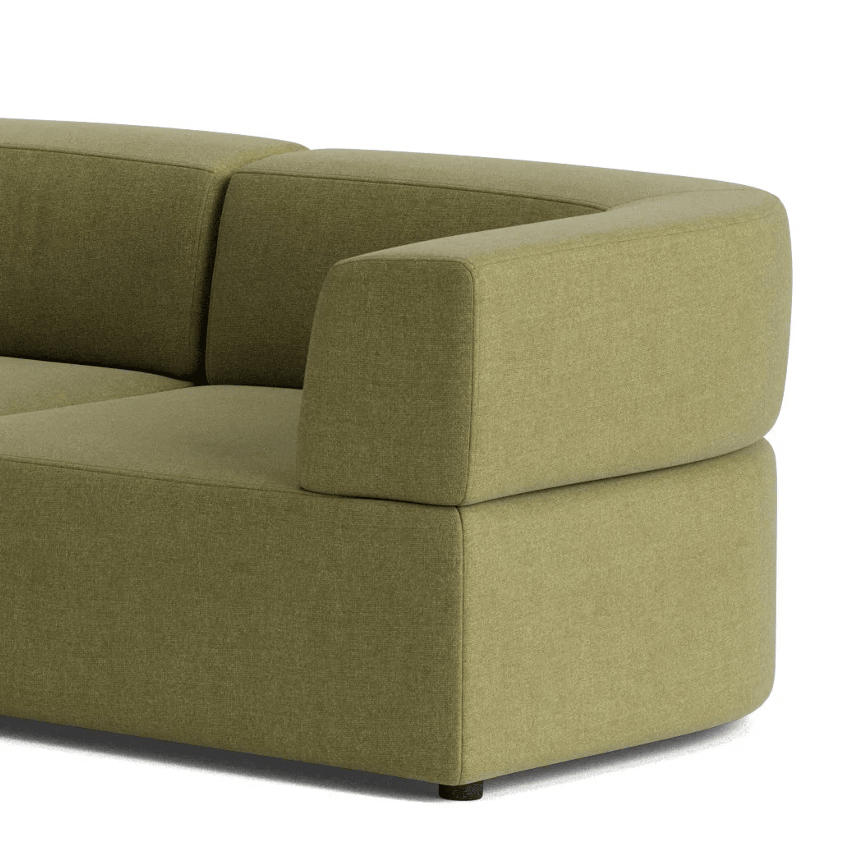 Stretch Closed Angle Sofa - Fossil Eucalyptus gallery detail image