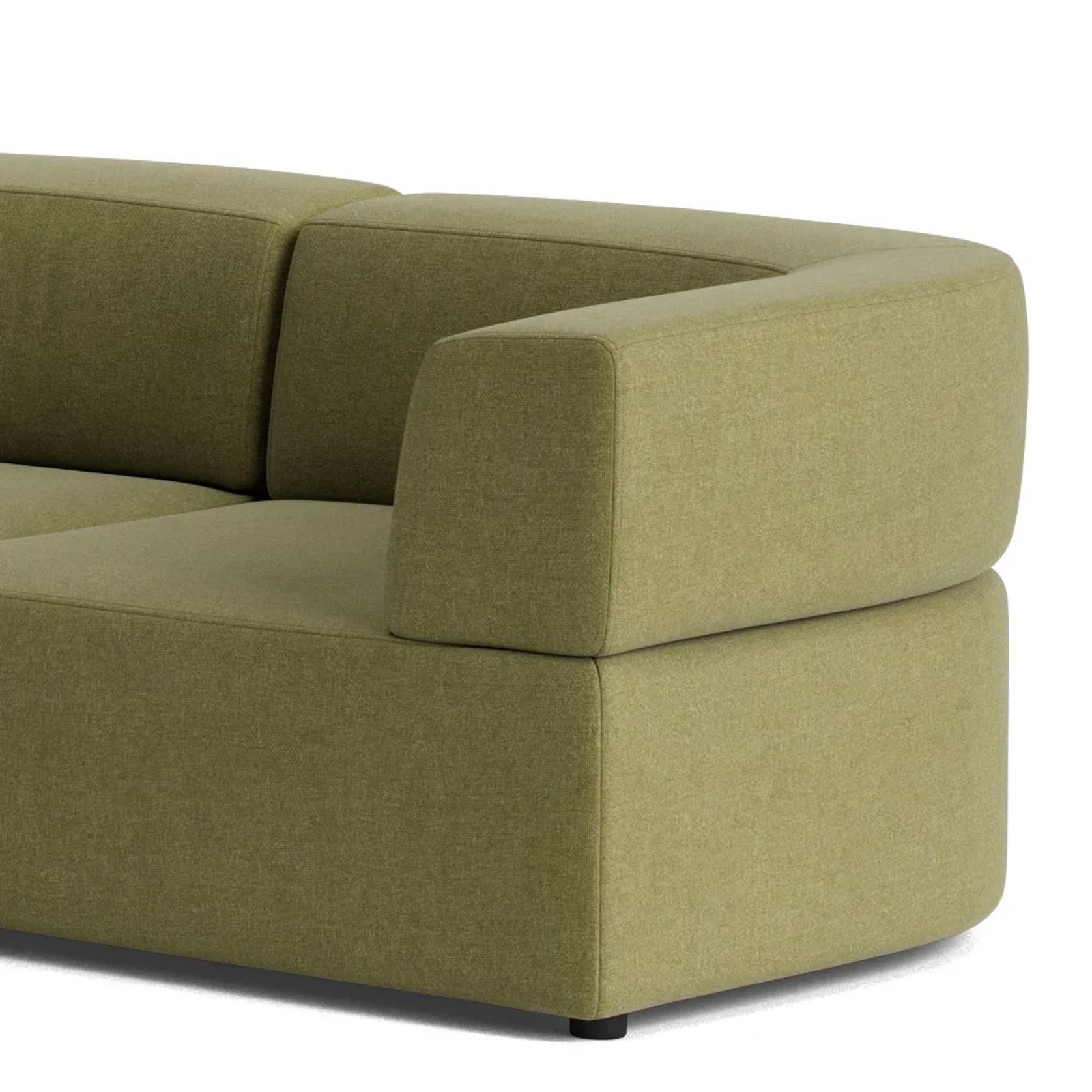 Stretch Closed Angle Sofa - Fossil Eucalyptus gallery detail image