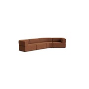 Stretch Closed Angle Sofa - Corduroy Cocoa gallery detail image