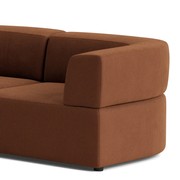Stretch Closed Angle Sofa - Corduroy Cocoa gallery detail image