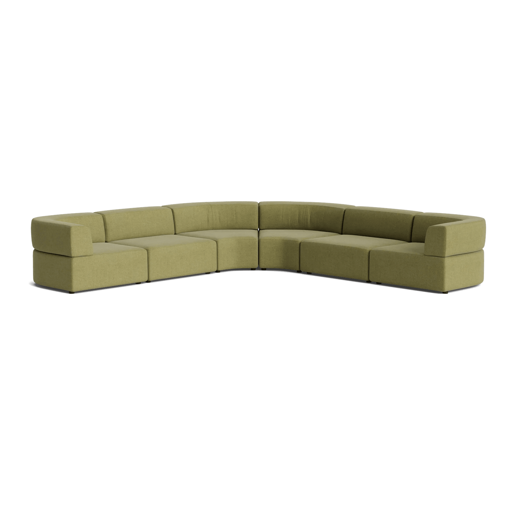Stretch Large Angled Corner Sofa - Fossil Eucalyptus gallery detail image