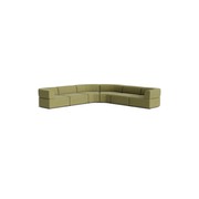 Stretch Large Angled Corner Sofa - Fossil Eucalyptus gallery detail image