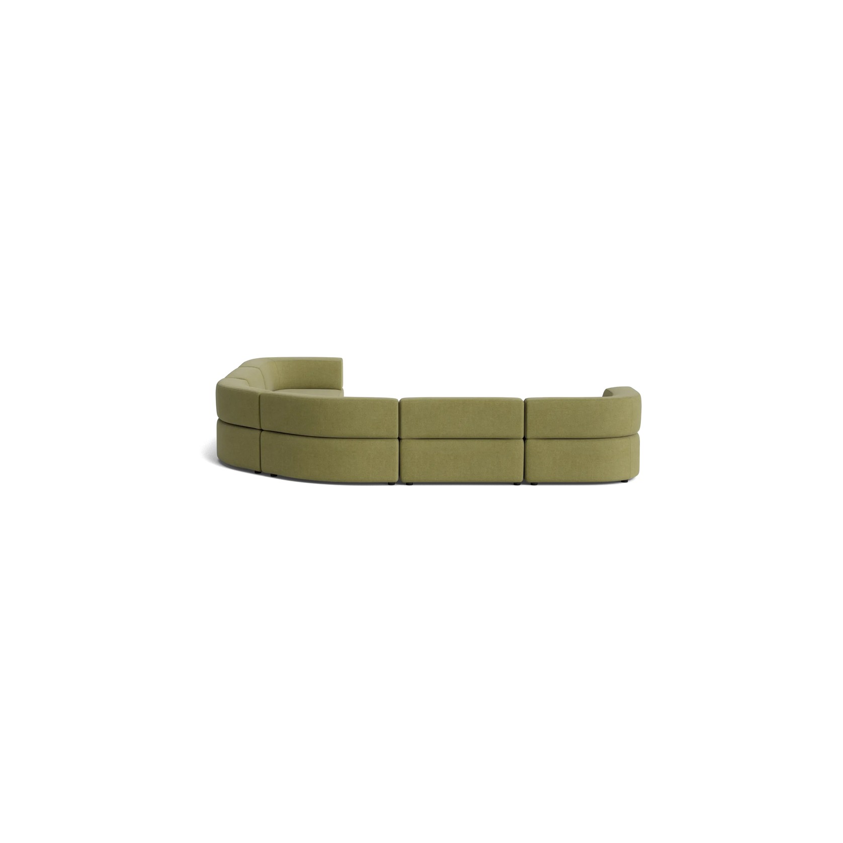 Stretch Large Angled Corner Sofa - Fossil Eucalyptus gallery detail image