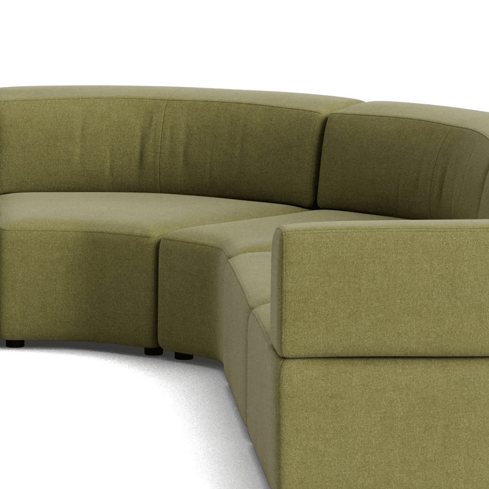 Stretch Large Angled Corner Sofa - Fossil Eucalyptus gallery detail image