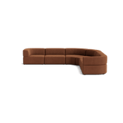 Stretch Large Angled Corner Sofa - Corduroy Cocoa gallery detail image