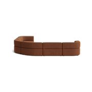 Stretch Large Angled Corner Sofa - Corduroy Cocoa gallery detail image