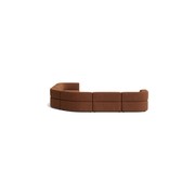 Stretch Large Angled Corner Sofa - Corduroy Cocoa gallery detail image