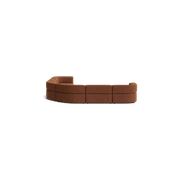Stretch Large Angled Corner Sofa - Corduroy Cocoa gallery detail image