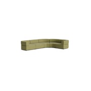 Stretch Angled Corner Sofa - Fossil Eucalyptus gallery detail image