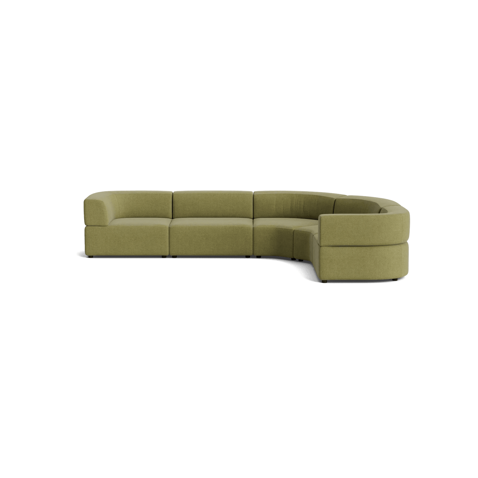 Stretch Angled Corner Sofa - Fossil Eucalyptus gallery detail image